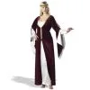 Regal Princess Burgundy Plus Adult Costume 1 Regal Princess Burgundy Plus Adult Costume -Cosplay Outfit Store.com 18420
