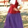 Rouge Cotton Velveteen Bodice Renaissance Collection Costume -Cosplay Outfit Store.com 31726