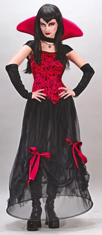 Goth Bloodstone Vampiress Adult Costume 3 Goth Bloodstone Vampiress Adult Costume