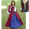 Celtic Dress (Burgundy) Renaissance Collection Adult Costume -Cosplay Outfit Store.com 34075