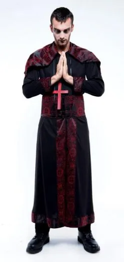 Endless Options Black And Red Robe Adult Costume