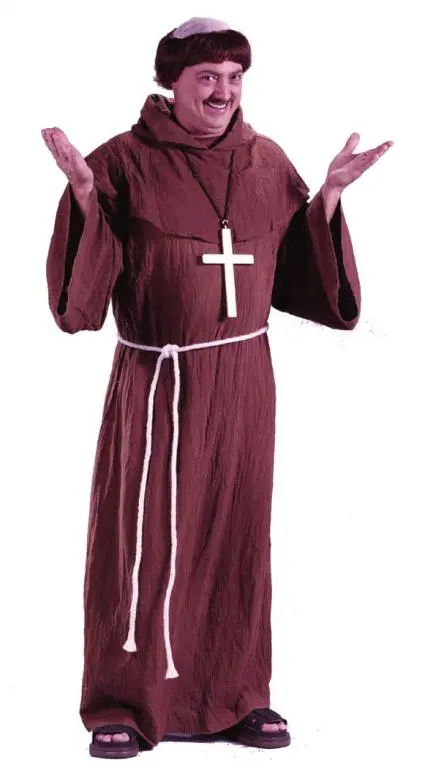 Medieval Monk Adult Costume 3 Medieval Monk Adult Costume