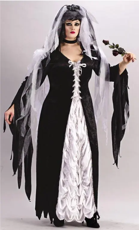 Bride Of Darkness Plus Size Adult Costume 3 Bride Of Darkness Plus Size Adult Costume