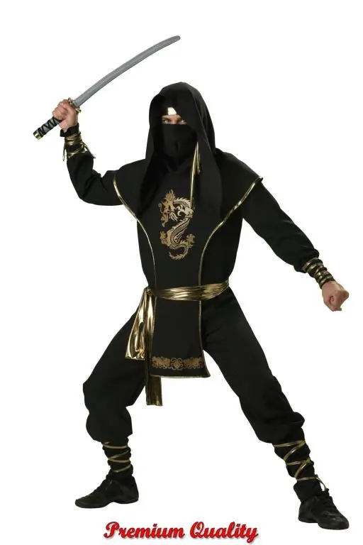 Ninja Warrior Adult Costume 3 Ninja Warrior Adult Costume