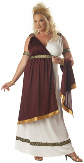 Roman Empress Adult Plus Costume 3 Roman Empress Adult Plus Costume