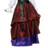 Wine And Royal Gathered Skirt Adult -Cosplay Outfit Store.com 803836