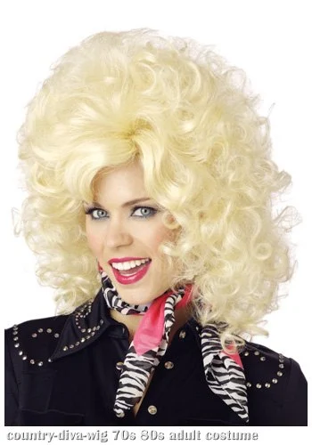 Country Western Diva Wig 3 Country Western Diva Wig