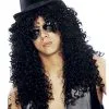 Curly Rocker Wig -Cosplay Outfit Store.com curly black rocker wig