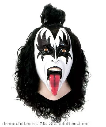 Full KISS Demon Mask 3 Full KISS Demon Mask