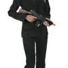 Women's Black Gangster Costume