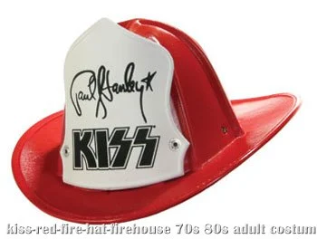 KISS Fire Hat - Paul Stanley Firehouse 3 KISS Fire Hat - Paul Stanley Firehouse