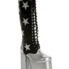 KISS Rock The Nation Starchild Boots 2 KISS Rock The Nation Starchild Boots -Cosplay Outfit Store.com kiss starchild boots