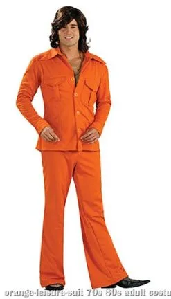 Orange Leisure Suit