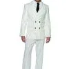 Mens White Gangster Costume